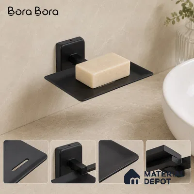 Soap Dish 9104-SD Robiee Black Matt Finish SS 304 | 5 Years Warranty