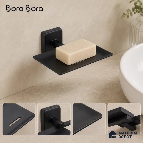 Soap Dish 9104-SD Robiee Black Matt Finish SS 304 | 5 Years Warranty