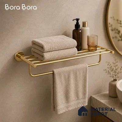 Towel Rack 9301-TWR Toucan Gold Finish SS 304 | 5 Years Warranty
