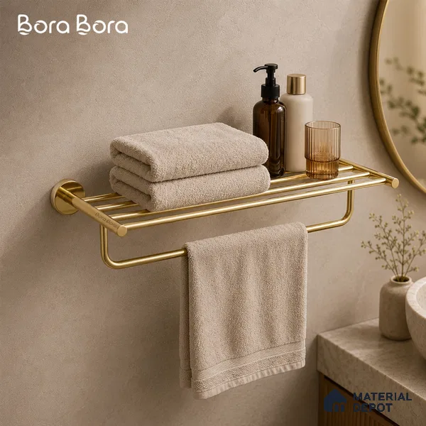 Towel Rack 9301-TWR Toucan Gold Finish SS 304 | 5 Years Warranty