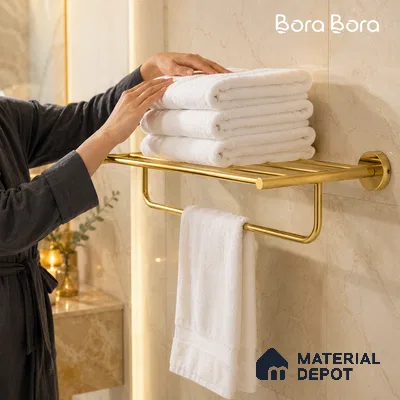 Towel Rack 9301-TWR Toucan Gold Finish SS 304 | 5 Years Warranty