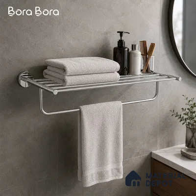 Towel Rack 9301-TWR Toucan Chrome Finish SS 304 | 5 Years Warranty