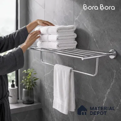 Towel Rack 9301-TWR Toucan Chrome Finish SS 304 | 5 Years Warranty