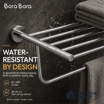 Towel Rack 9301-TWR Toucan Chrome Finish SS 304 | 5 Years Warranty