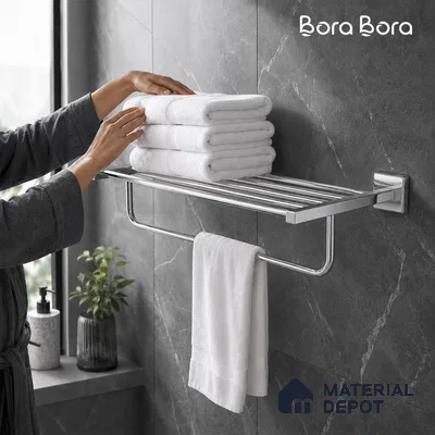 Towel Rack 9101-TWR Robiee Chrome Finish SS 304 | 5 Years Warranty