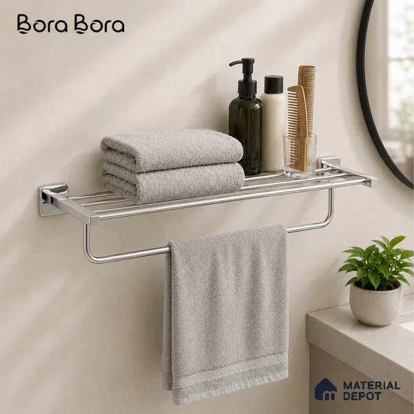 Towel Rack 9101-TWR Robiee Chrome Finish SS 304 | 5 Years Warranty