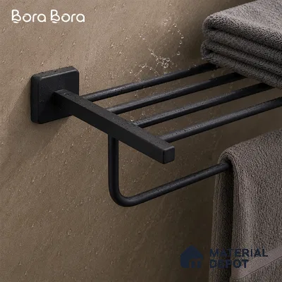 Towel Rack 9101-TWR Robiee Black Matt Finish SS 304 | 5 Years Warranty