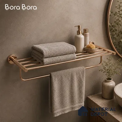 Towel Rack 9301-TWR Toucan Rose Gold Finish SS 304 | 5 Years Warranty