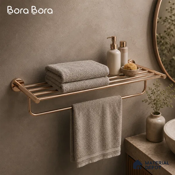 Towel Rack 9301-TWR Toucan Rose Gold Finish SS 304 | 5 Years Warranty