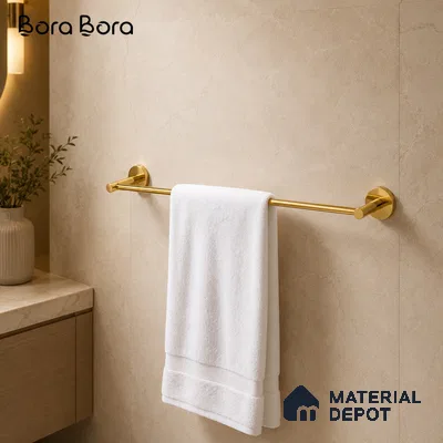 Towel Rod 9302-TRD Toucan Gold Finish SS 304 | 5 Years Warranty