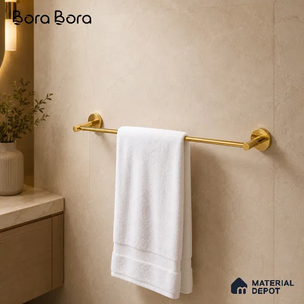 Towel Rod 9302-TRD Toucan Gold Finish SS 304 | 5 Years Warranty