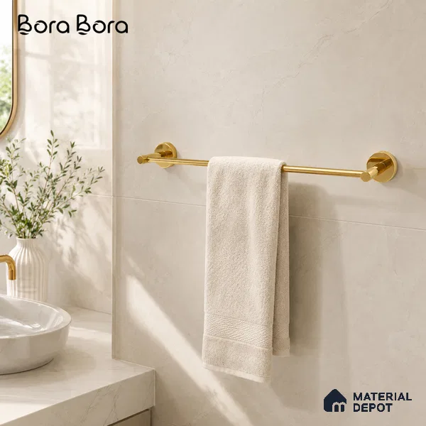 Towel Rod 9302-TRD Toucan Gold Finish SS 304 | 5 Years Warranty