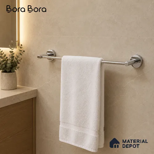 Towel Rod 9302-TRD Toucan Chrome Finish SS 304 | 5 Years Warranty
