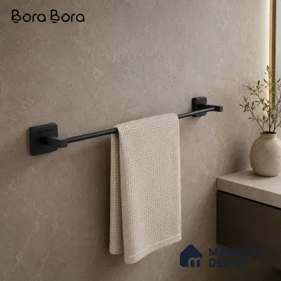 Towel Rod 9102-TRD Robiee Black Matt Finish SS 304 | 5 Years Warranty