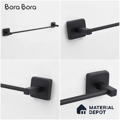 Towel Rod 9102-TRD Robiee Black Matt Finish SS 304 | 5 Years Warranty