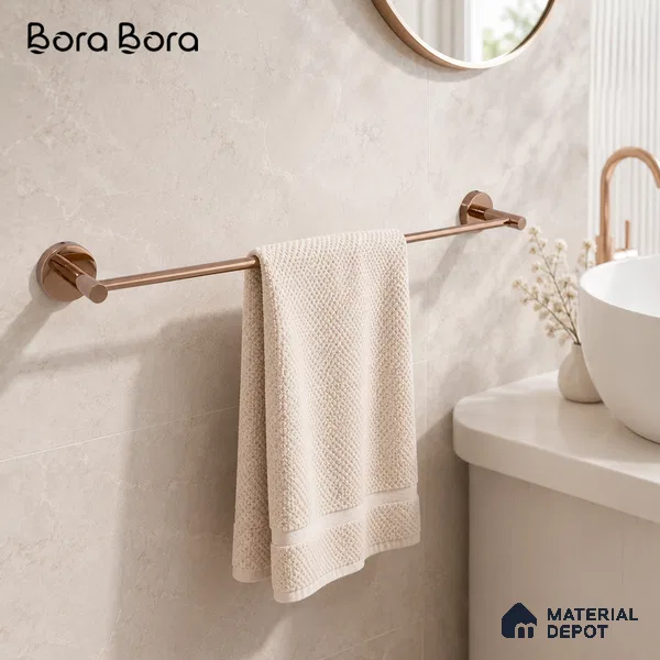Towel Rod 9302-TRD Toucan Rose Gold Finish SS 304 | 5 Years Warranty