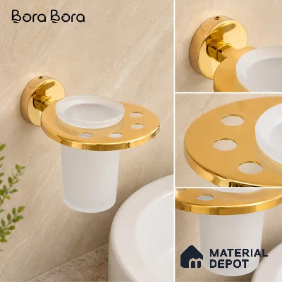 Tumbler Holder 9307-TH Toucan Gold Finish SS 304 | 5 Years Warranty