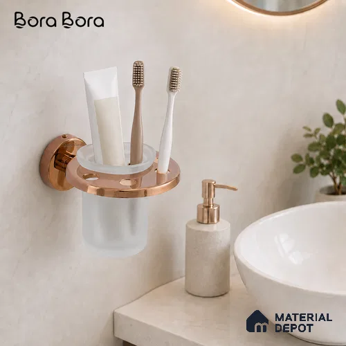 Tumbler Holder 9307-TH Toucan Rose Gold Finish SS 304 | 5 Years Warranty