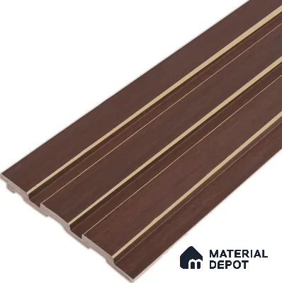 Wooden Look PN 06830 9.2 ft x 4.9 inch Charcoal Panel - 12 mm | Suitable for Living Room, Bedroom & TV Cabinet | Width is Subjected to 5% Variation