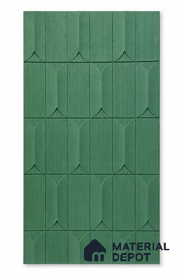 Emerald Deco Arch Carved 8 ft x 4 ft CNC Made HDHMR Panel - 30 mm