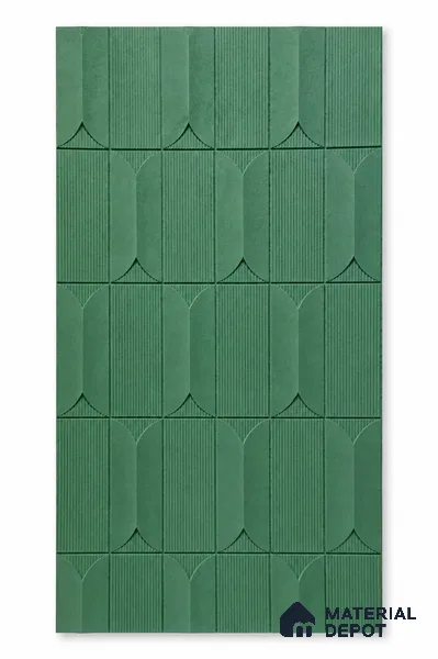 Emerald Deco Arch Carved 8 ft x 4 ft CNC Made HDHMR Panel - 30 mm