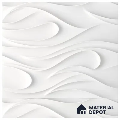 Ocean Wave 7.8 ft x 6.56 ft CNC HDHMR Panel - 25 mm