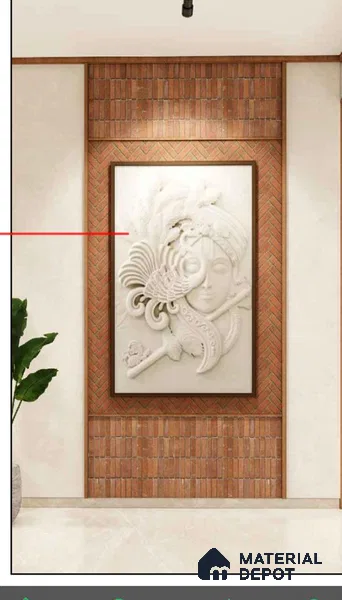 Duco Paintable HR 00367 4.6 ft x 3.1 ft Exterior Grade HMR/DHDHMR Panel - 50 mm