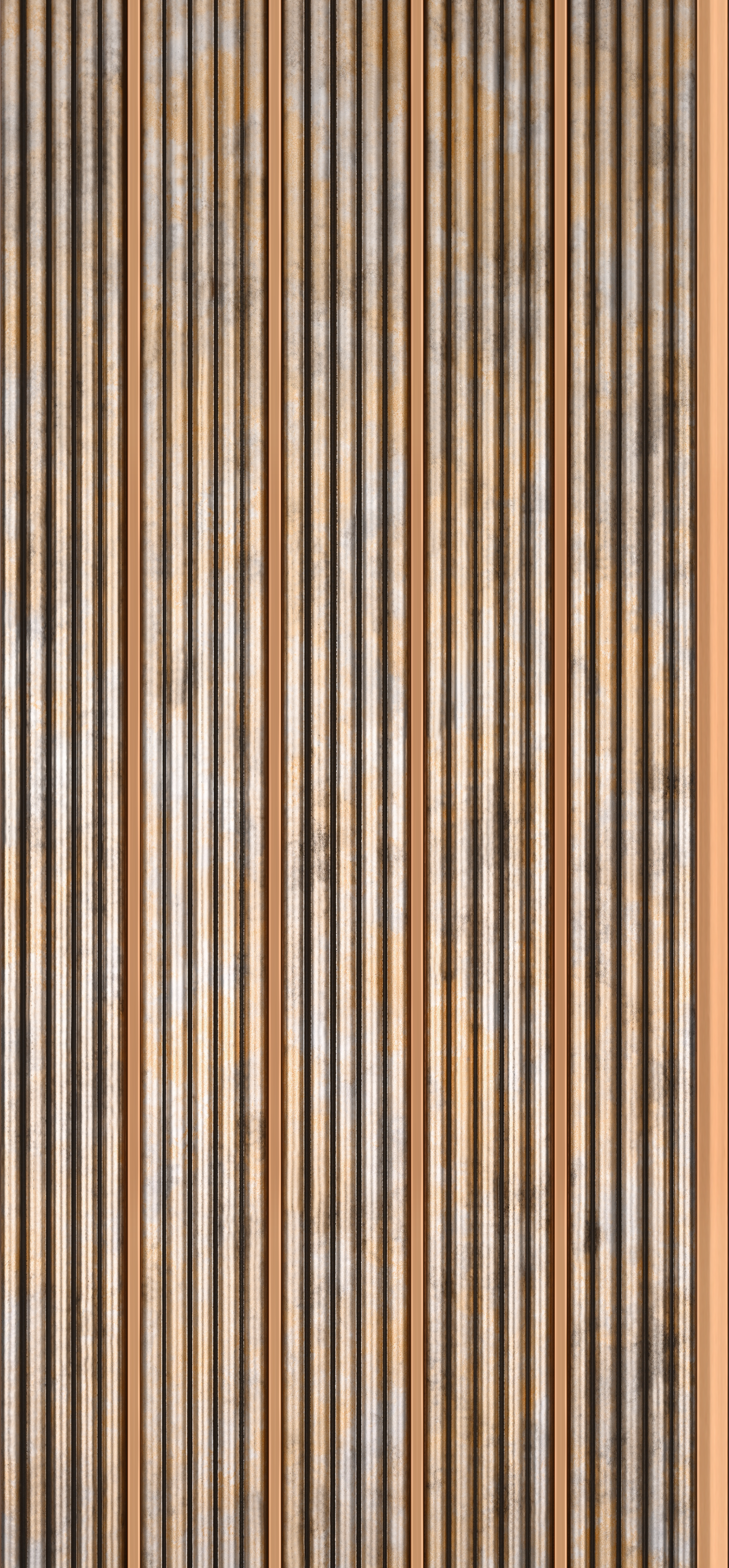Multi Colour Metallic Look PN 05781 9.5 ft x 7.8 inch Charcoal Panel - 12 mm | Suitable for Feature Wall, TV Unit & Living Room | Width is Subjected to 5% Variation