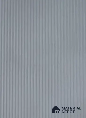 Medium Grey Fluted Solid Color look LM 25172 8 ft x 4 ft Texture Finish Decorative Laminate - 1 mm | Suitable for Living Room, Kitchen, Office