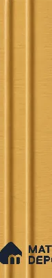Honey Maple 10 ft x 0.89 ft (3060x270 mm) Wave Design Interior & Exterior Wall & Ceiling Panel - 16 mm | Suitable for Balcony, Facade & Open Area | Width is Subjected to 5% Variation
