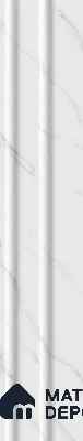 Royal Statuario 10 ft x 0.89 ft (3060x270 mm) Wave Design Interior & Exterior Wall & Ceiling Panel - 16 mm | Suitable for Balcony, Facade & Open Area | Width is Subjected to 5% Variation