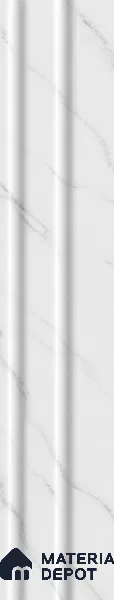 Royal Statuario 10 ft x 0.89 ft (3060x270 mm) Wave Design Interior & Exterior Wall & Ceiling Panel - 16 mm | Suitable for Balcony, Facade & Open Area | Width is Subjected to 5% Variation