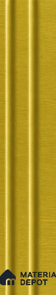 Oro 10 ft x 0.89 ft (3060x270 mm) Wave Design Interior & Exterior Wall & Ceiling Panel - 16 mm | Suitable for Balcony, Facade & Open Area | Width is Subjected to 5% Variation