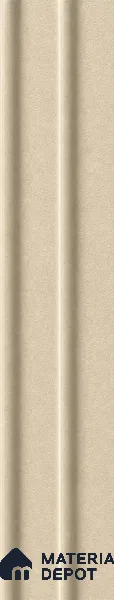 Linen Ivory 10 ft x 0.89 ft (3060x270 mm) Wave Design Interior & Exterior Wall & Ceiling Panel - 16 mm | Suitable for Balcony, Facade & Open Area | Width is Subjected to 5% Variation