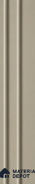 Mocha 10 ft x 0.89 ft (3060x270 mm) Wave Pastel Design Interior & Exterior Wall & Ceiling Panel - 16 mm | Suitable for Balcony, Facade & Open Area | Width is Subjected to 5% Variation