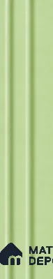 Mint Green 10 ft x 0.89 ft (3060x270 mm) Wave Pastel Design Interior & Exterior Wall & Ceiling Panel - 16 mm | Suitable for Balcony, Facade & Open Area | Width is Subjected to 5% Variation