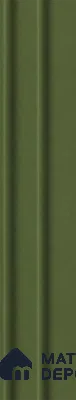 Forest Green 10 ft x 0.89 ft (3060x270 mm) Wave Pastel Design Interior & Exterior Wall & Ceiling Panel - 16 mm | Suitable for Balcony, Facade & Open Area | Width is Subjected to 5% Variation
