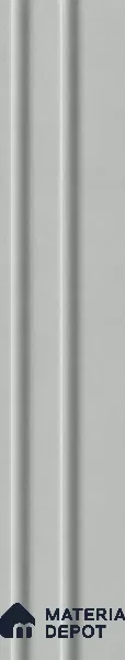 Light Grey 10 ft x 0.89 ft (3060x270 mm) Wave Pastel Design Interior & Exterior Wall & Ceiling Panel - 16 mm | Suitable for Balcony, Facade & Open Area | Width is Subjected to 5% Variation
