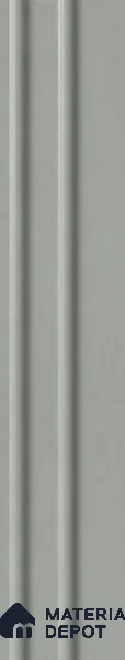 Cloud Grey 10 ft x 0.89 ft (3060x270 mm) Wave Pastel Design Interior & Exterior Wall & Ceiling Panel - 16 mm | Suitable for Balcony, Facade & Open Area | Width is Subjected to 5% Variation