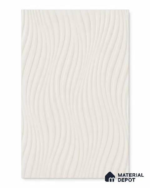 Ripple Carved 7.5 ft x 6.2 ft CNC Made HDHMR Pnale - 25 mm