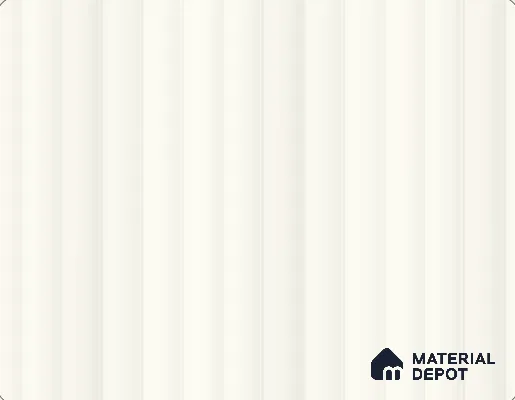 Egg White Fluted Look LM 26712 8 ft x 4 ft Flute Finish Decorative Laminate- 1 mm | Ideal For Living room, bedroom, and kitchen cabinets