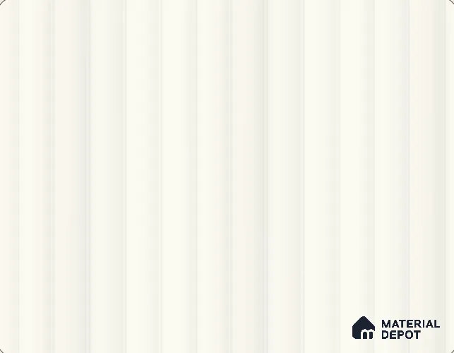 Egg White Fluted Look LM 26712 8 ft x 4 ft Flute Finish Decorative Laminate- 1 mm | Ideal For Living room, bedroom, and kitchen cabinets