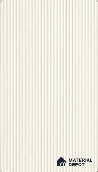 Frosty White Fluted Look LM 26691 8 ft x 4 ft Micro Fluted Finish Decorative Laminate- 1 mm | Ideal For Living room, bedroom, and kitchen cabinets