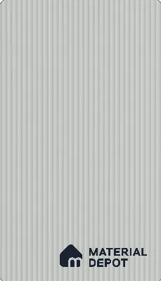 Cape Grey Fluted Look LM 26695 8 ft x 4 ft Micro Fluted Finish Decorative Laminate- 1 mm | Ideal For Living room, bedroom, and kitchen cabinets
