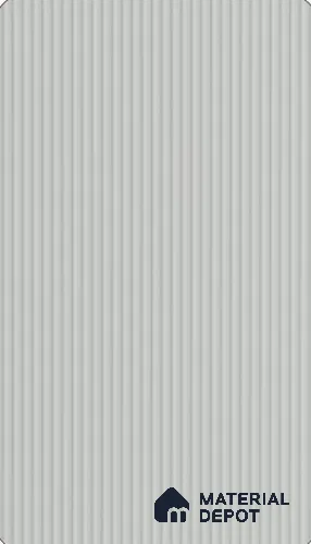 Cape Grey Fluted Look LM 26695 8 ft x 4 ft Micro Fluted Finish Decorative Laminate- 1 mm | Ideal For Living room, bedroom, and kitchen cabinets