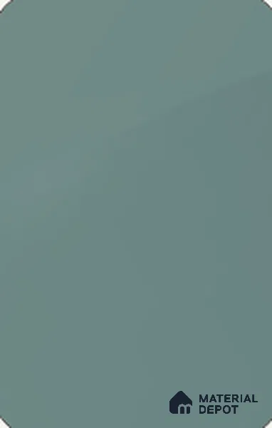Fogg Blue Solid Colors Look LM 26773 8 ft x 4 ft High Gloss Finish Decorative Laminate- 1 mm | Ideal For Living room, bedroom, and kitchen cabinets