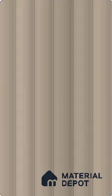 Fab Gold Fluted Look LM 26720 8 ft x 4 ft Flute Finish Decorative Laminate- 1 mm | Ideal For Living room, bedroom, and kitchen cabinets