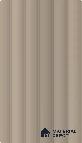 Fab Gold Fluted Look LM 26720 8 ft x 4 ft Flute Finish Decorative Laminate- 1 mm | Ideal For Living room, bedroom, and kitchen cabinets