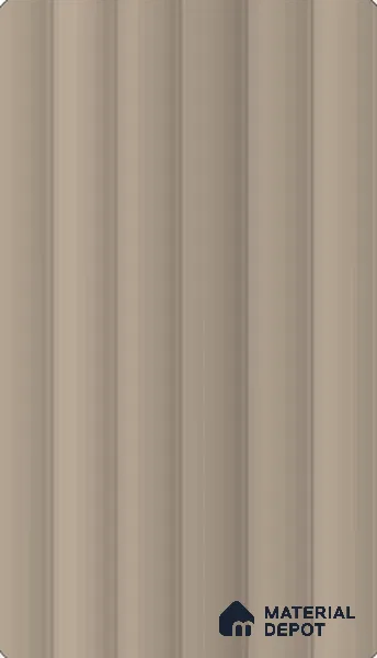 Fab Gold Fluted Look LM 26720 8 ft x 4 ft Flute Finish Decorative Laminate- 1 mm | Ideal For Living room, bedroom, and kitchen cabinets