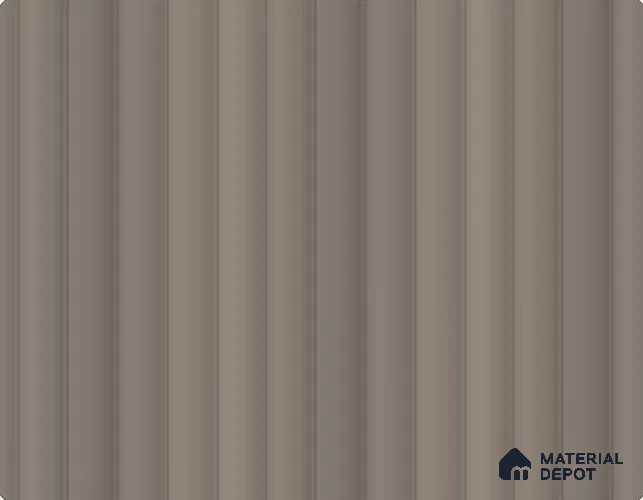 Chiffony Fluted Look LM 26721 8 ft x 4 ft Flute Finish Decorative Laminate- 1 mm | Ideal For Living room, bedroom, and kitchen cabinets